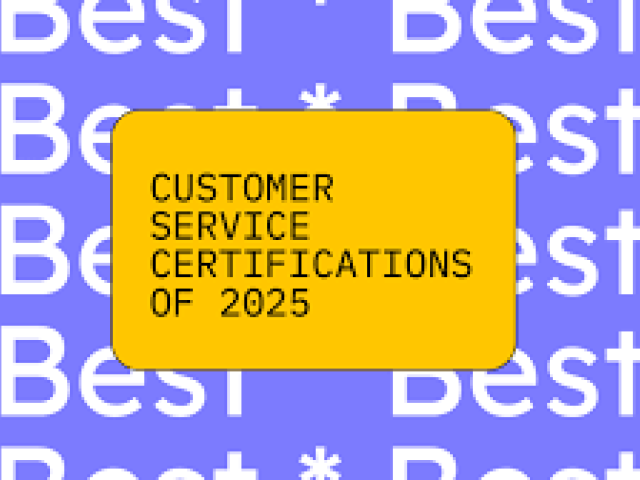 Customer Service Certification Training 2025
