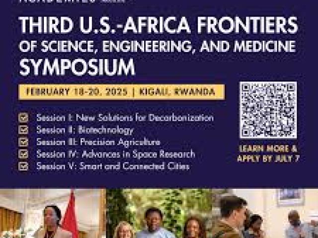 US Africa Frontiers of Science, Engineering, and Medicine Symposium													