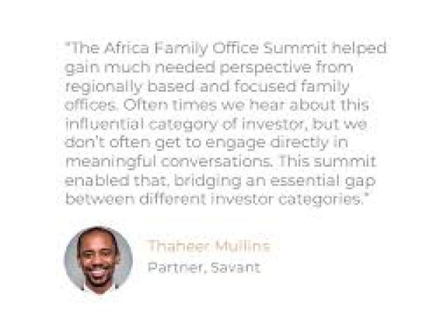 Africa Family Office Investment Summit								