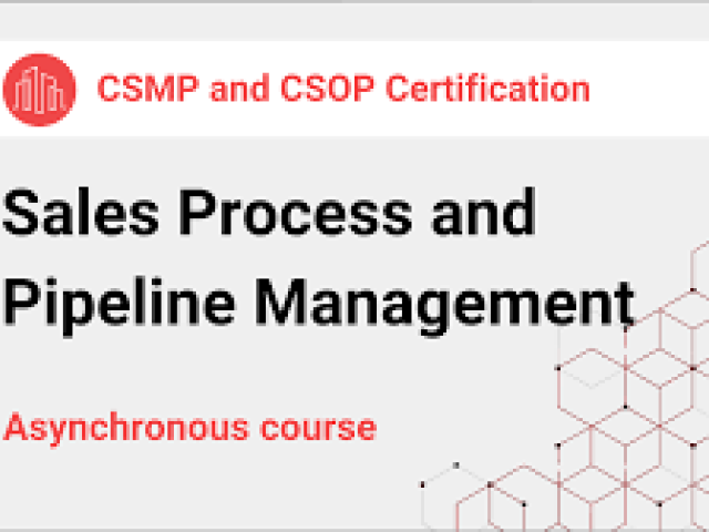 Sales Pipeline Management Course 2025