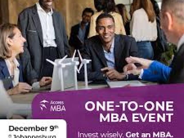 Access MBA One-to-One MBA Event Johannesburg